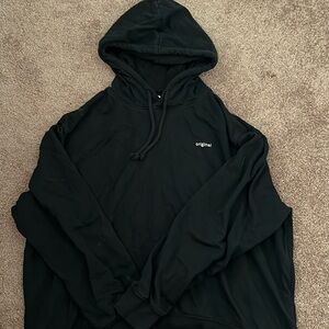 Plain Black Hoodie with “Original” Logo